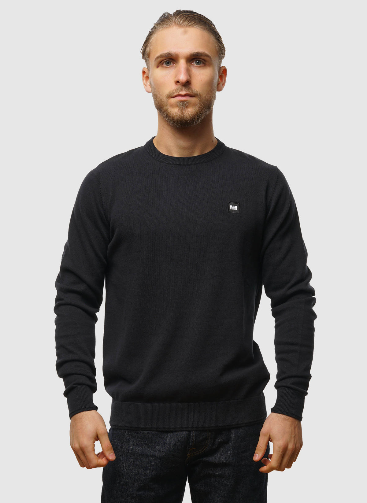 Solace Knitted Sweatshirt - Navy