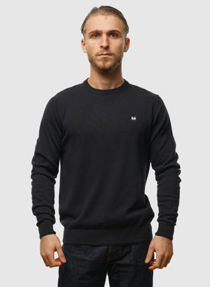 Solace Knitted Sweatshirt - Navy