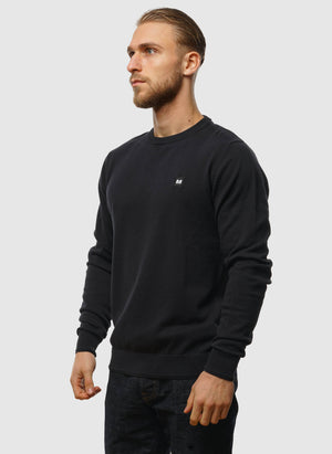 Solace Knitted Sweatshirt - Navy