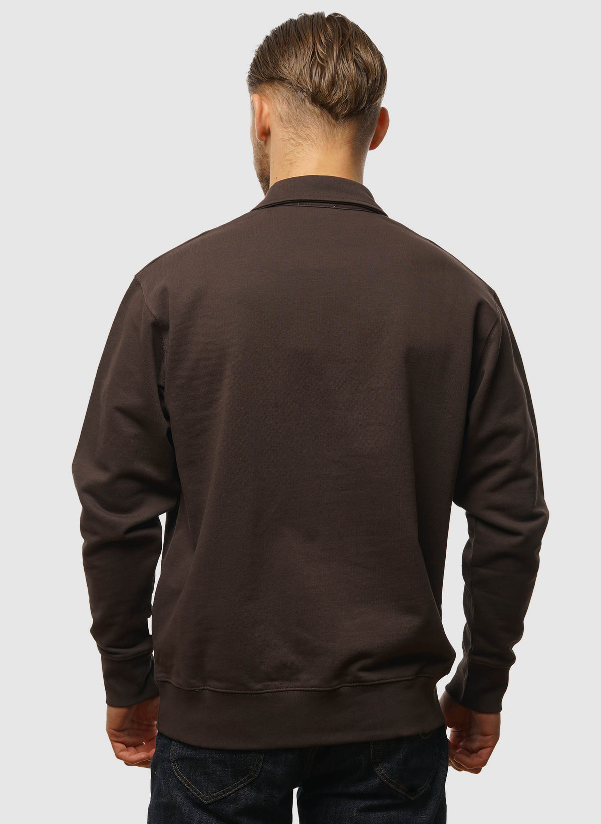 Standard Half Zip Sweatshirt - Seal Brown