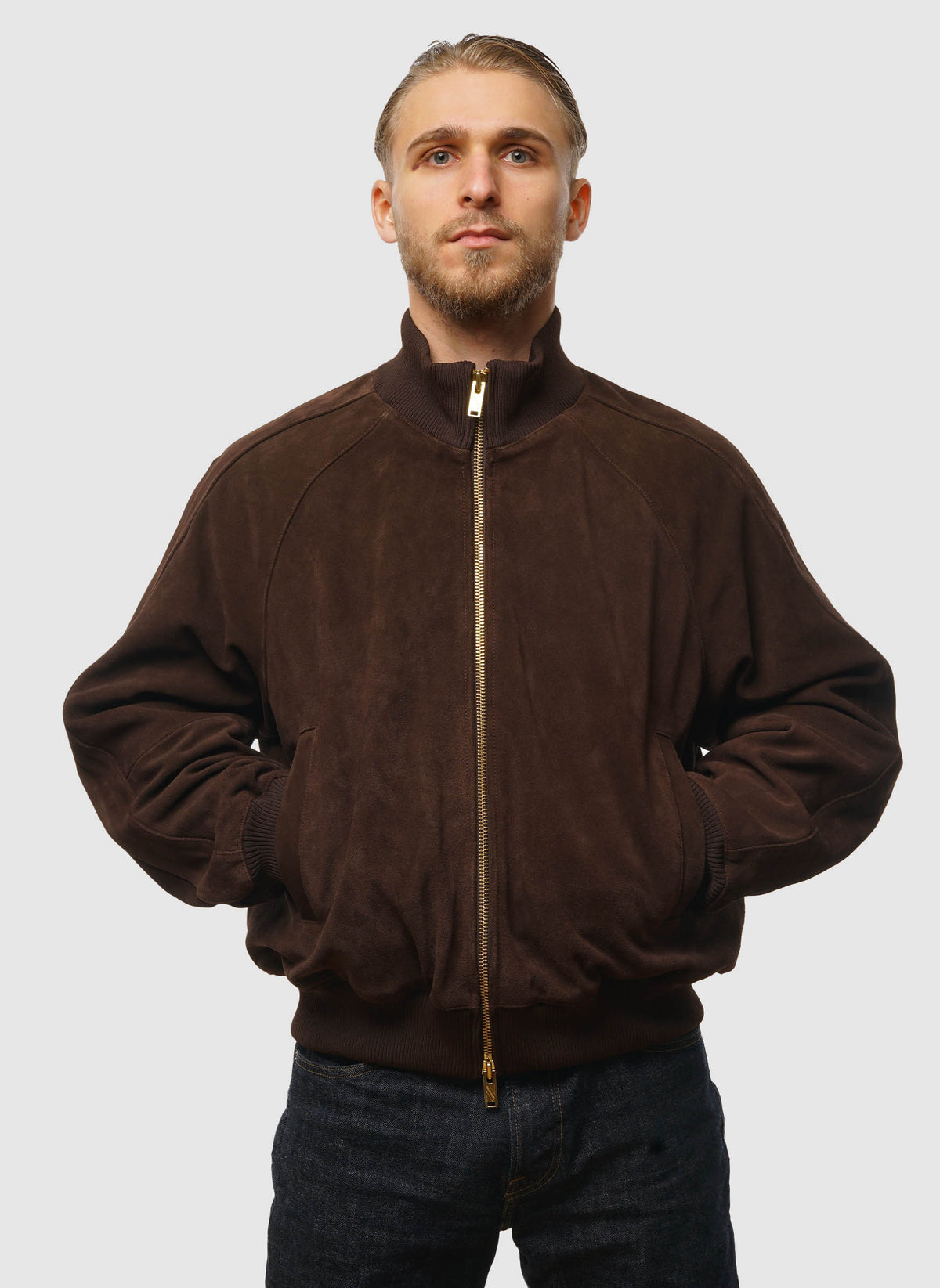 Roughout Track Jacket - Chocolate