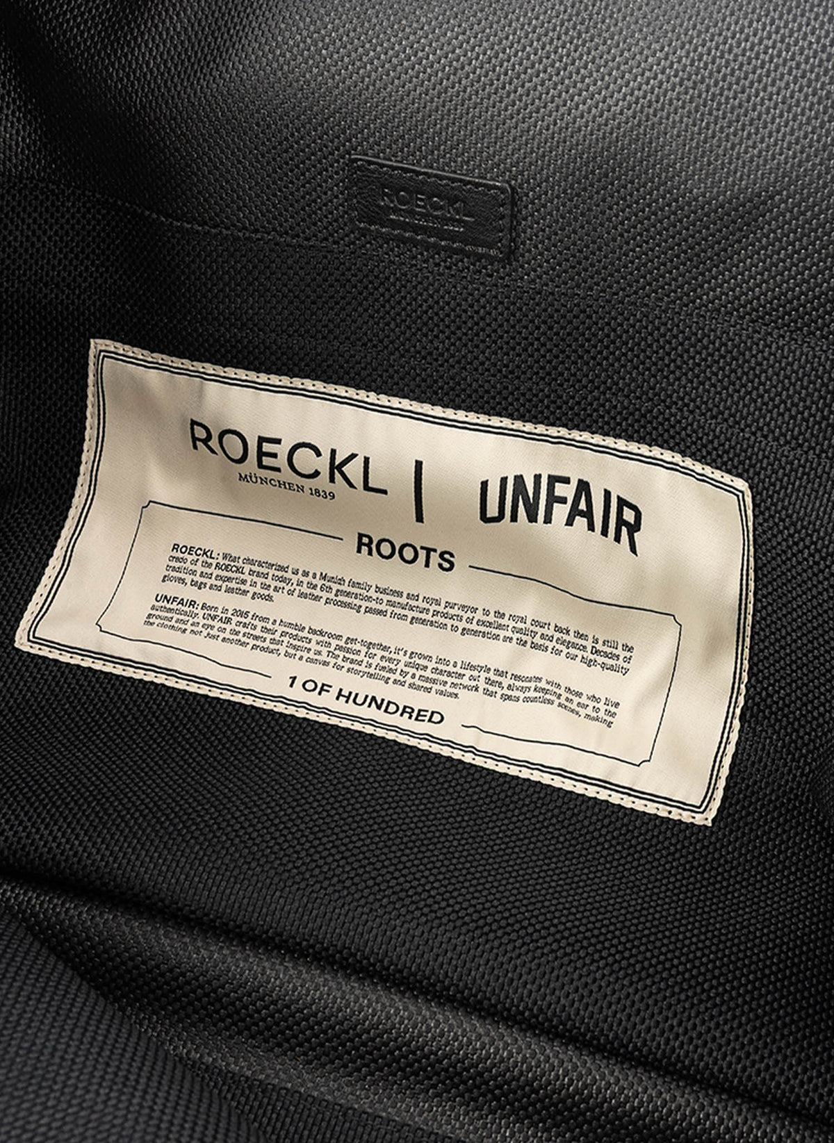 Unfair x Roeckl Canvas Weekender Bag - Black