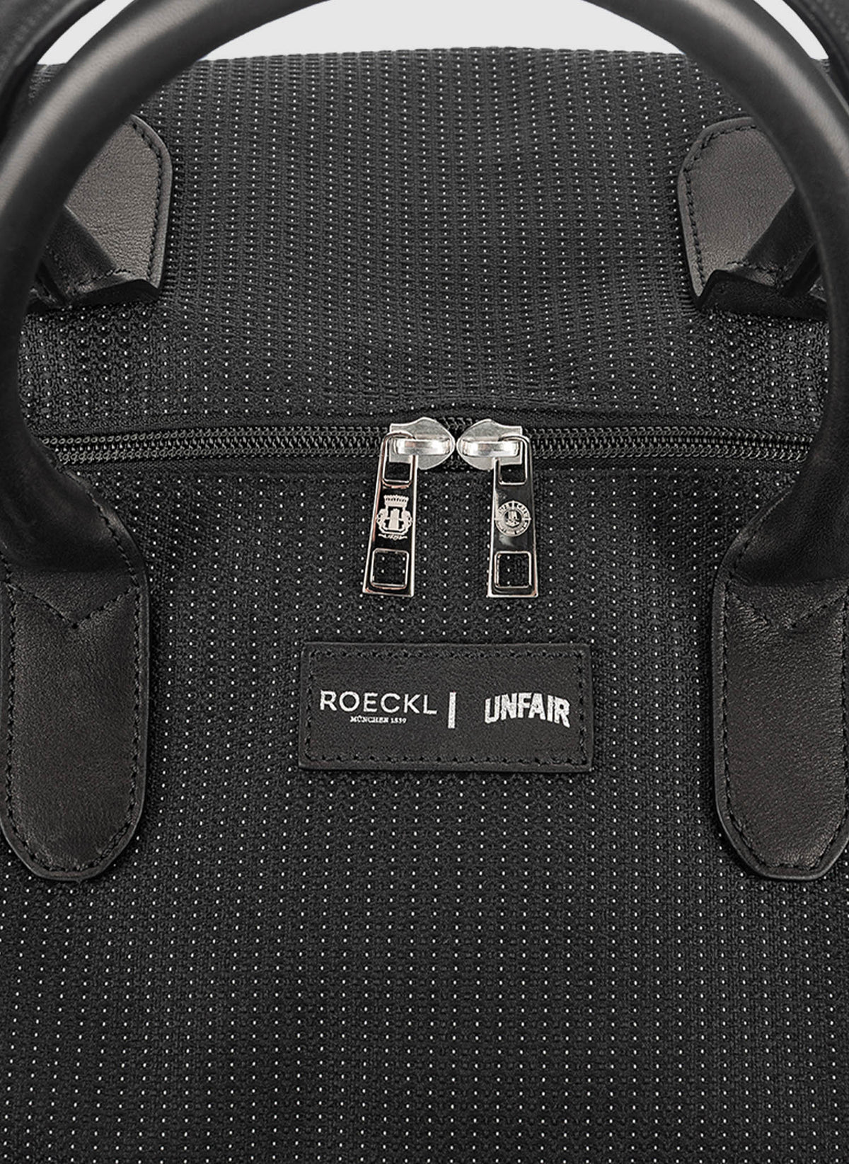 Unfair x Roeckl Canvas Weekender Bag - Black/Reflective