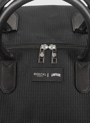 Unfair x Roeckl Canvas Weekender Bag - Black/Reflective
