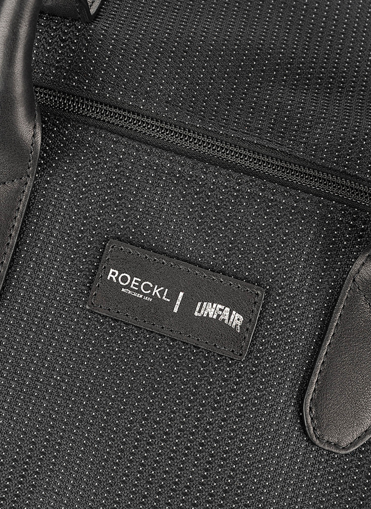 Unfair x Roeckl Canvas Weekender Bag - Black/Reflective