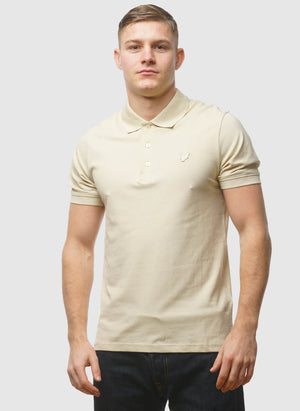 Superfine Poloshirt - Pale Brass