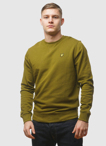 Crew Neck Sweatshirt - Tree Green
