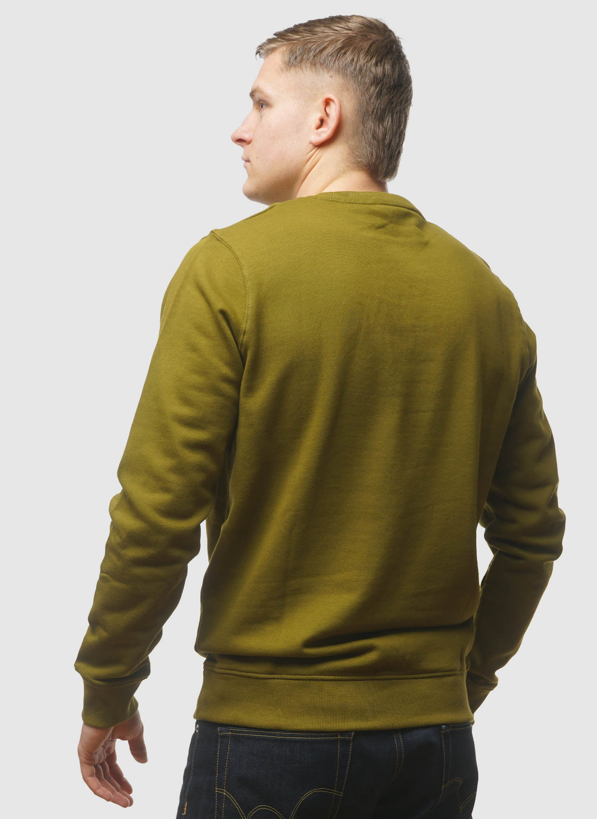 Crew Neck Sweatshirt - Tree Green