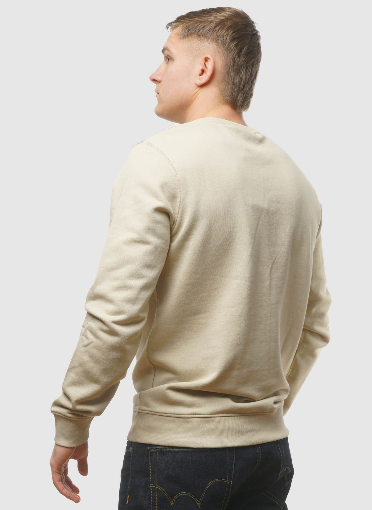 Crew Neck Sweatshirt - Grey Taupe