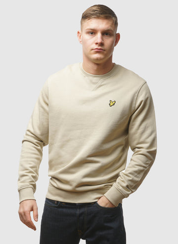 Crew Neck Sweatshirt - Grey Taupe