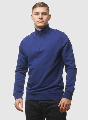 Superfine Quarter Zip Sweatshirt - Blueprint