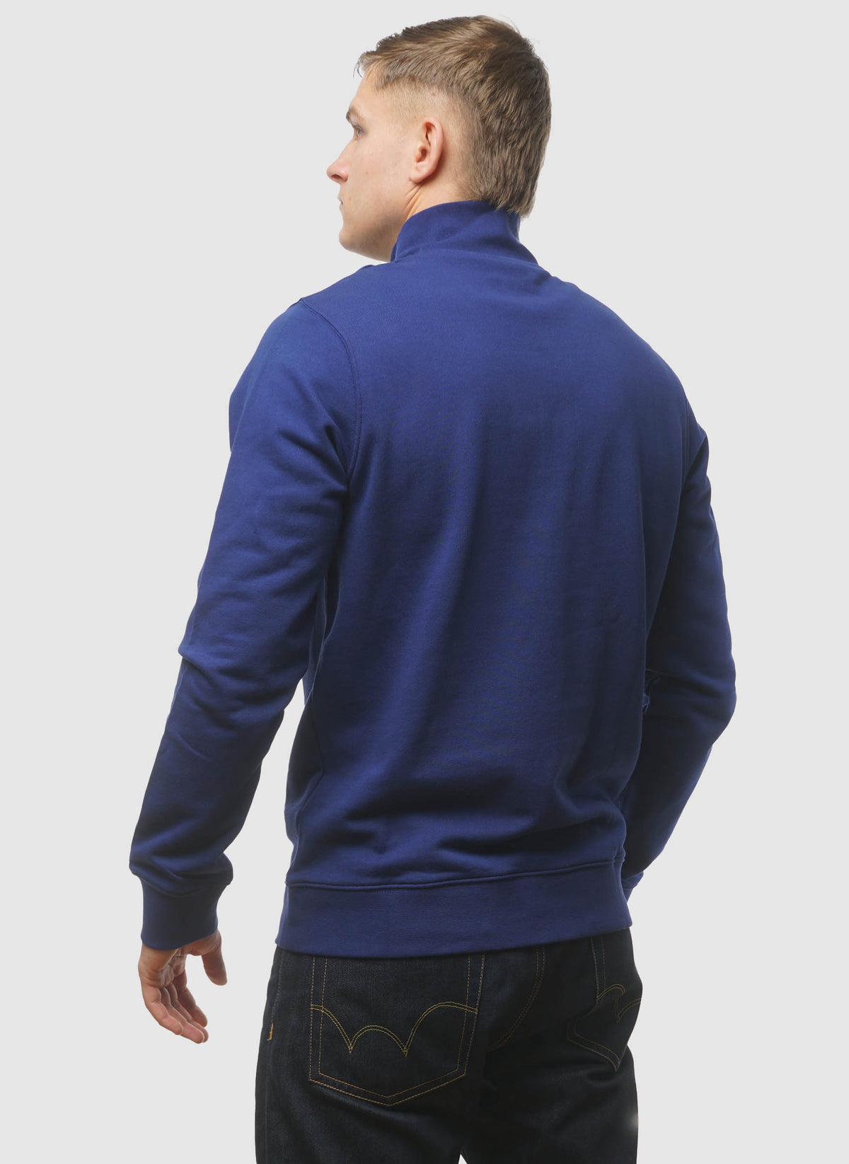Superfine Quarter Zip Sweatshirt - Blueprint