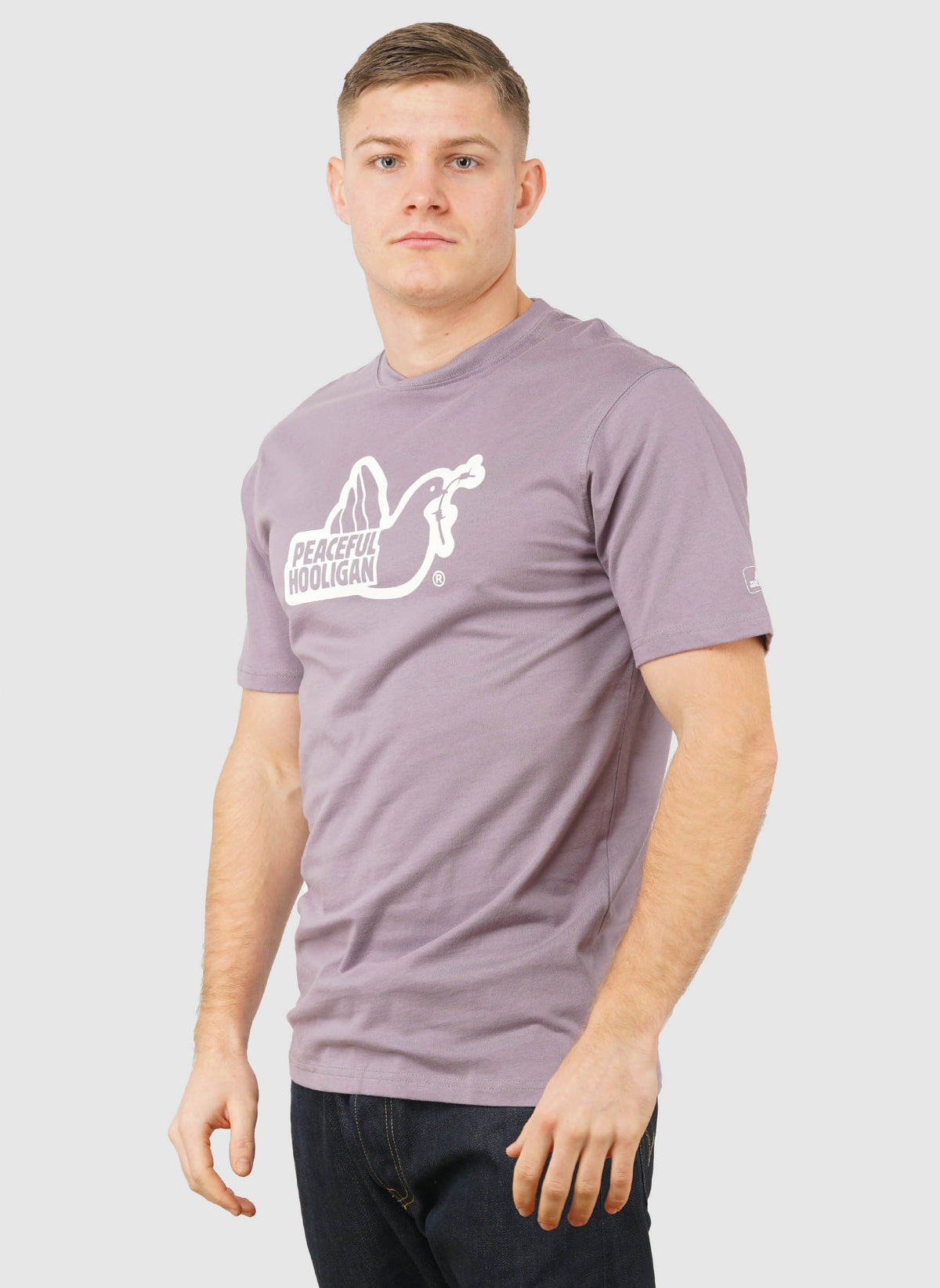 Outline Dove T-Shirt - Mauve