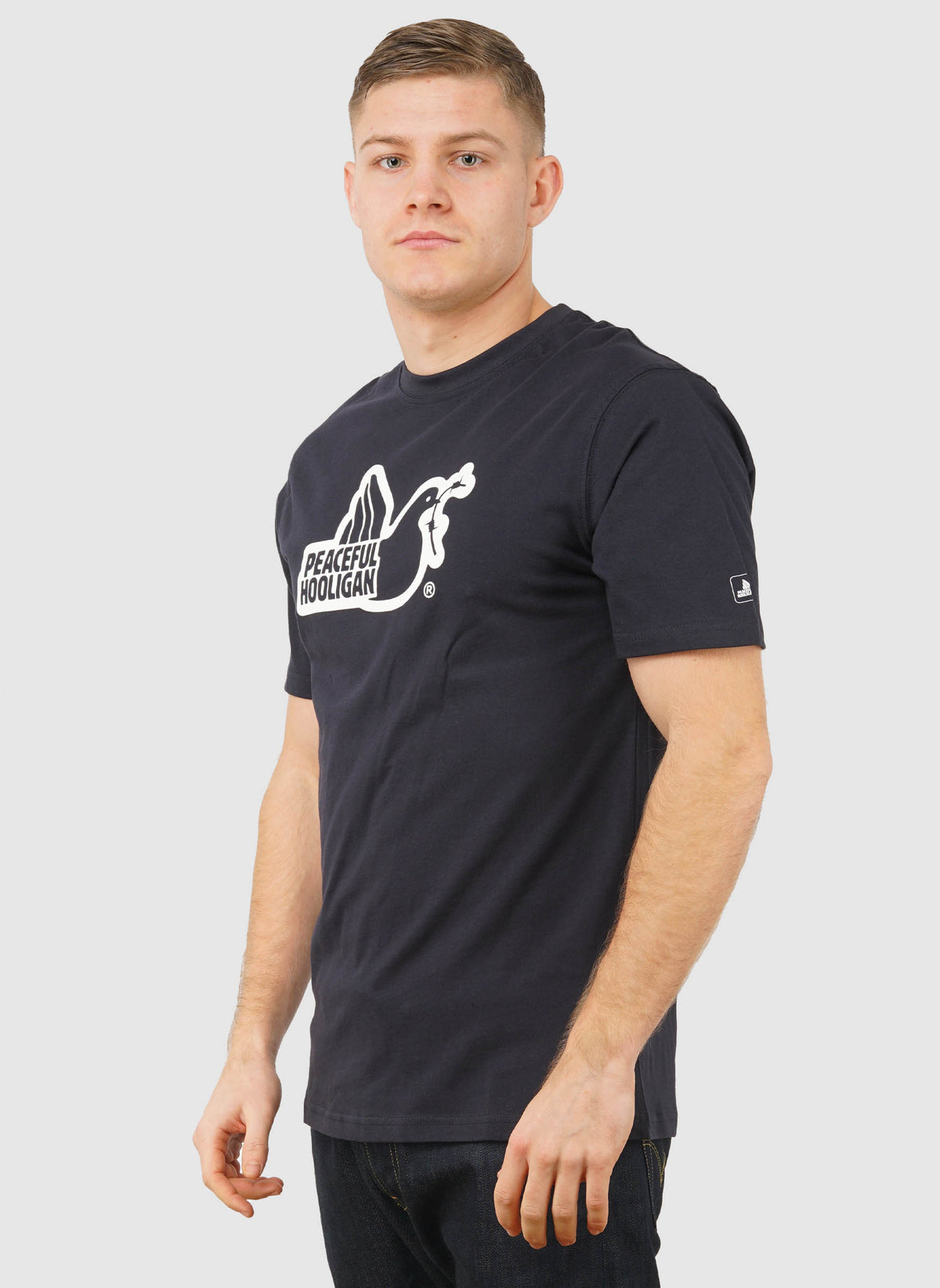 Outline Dove T-Shirt - Navy