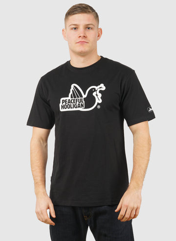 Outline Dove T-Shirt - Black