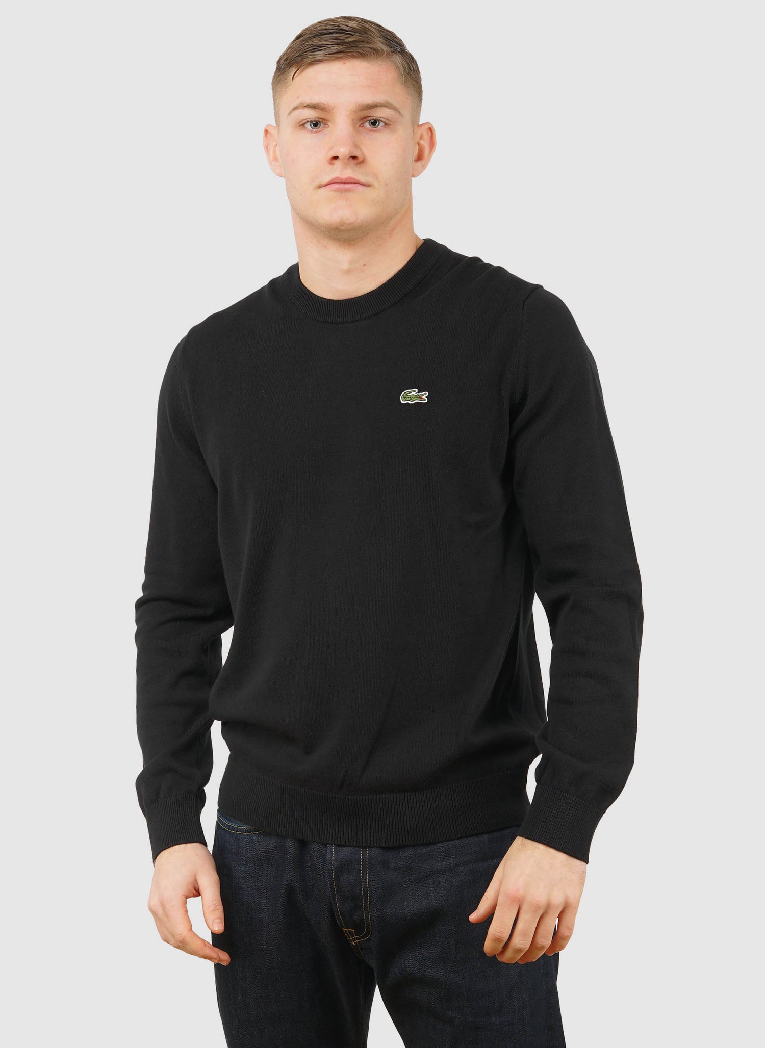 Logo Crew Neck Sweatshirt - Black