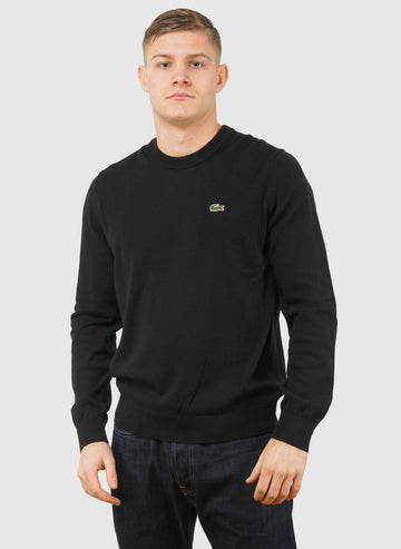 Logo Crew Neck Sweatshirt - Black
