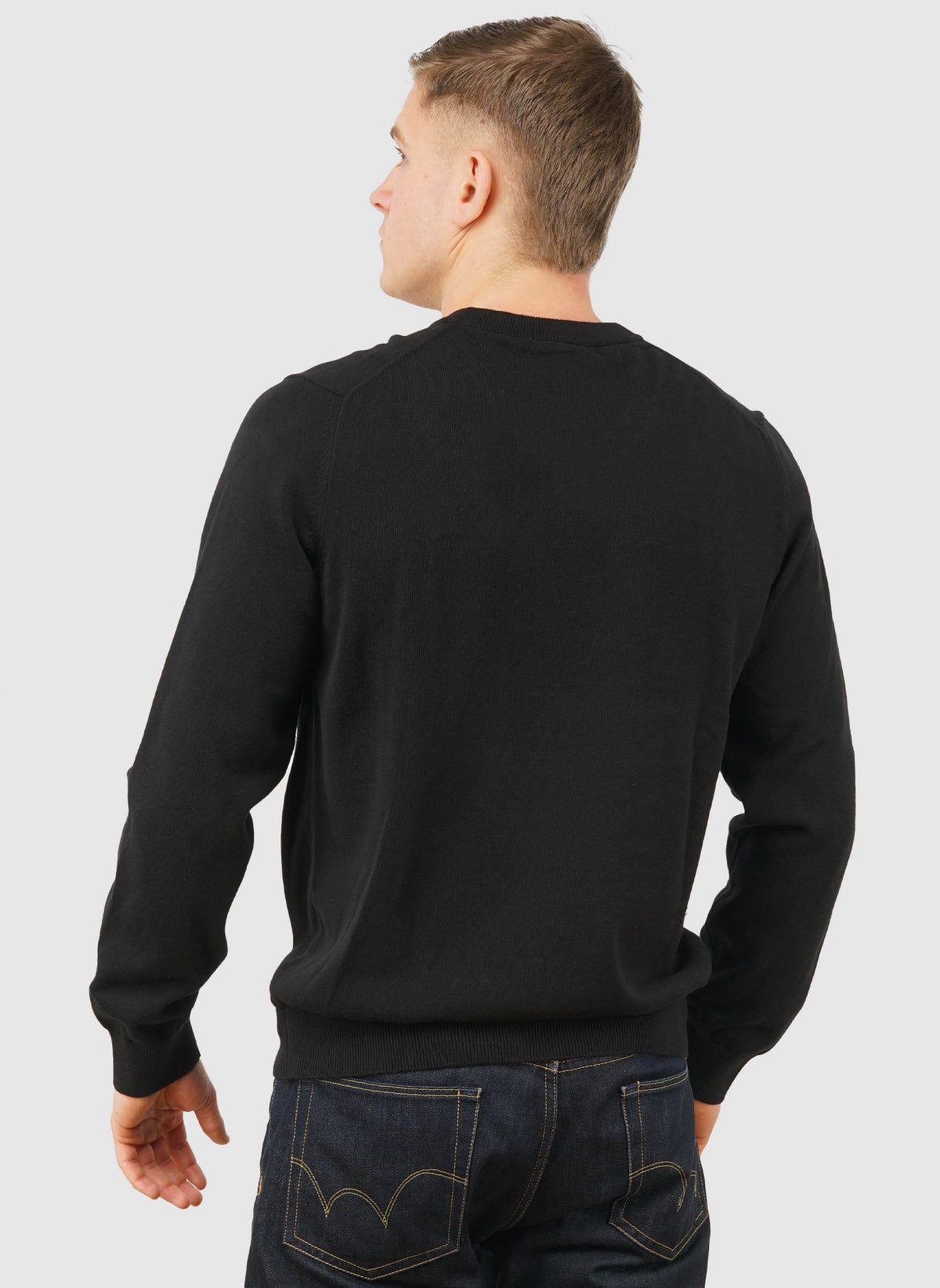 Logo Crew Neck Sweatshirt - Black