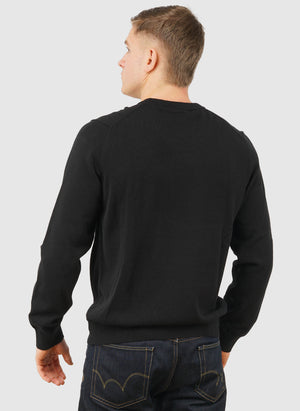 Logo Crew Neck Sweatshirt - Black