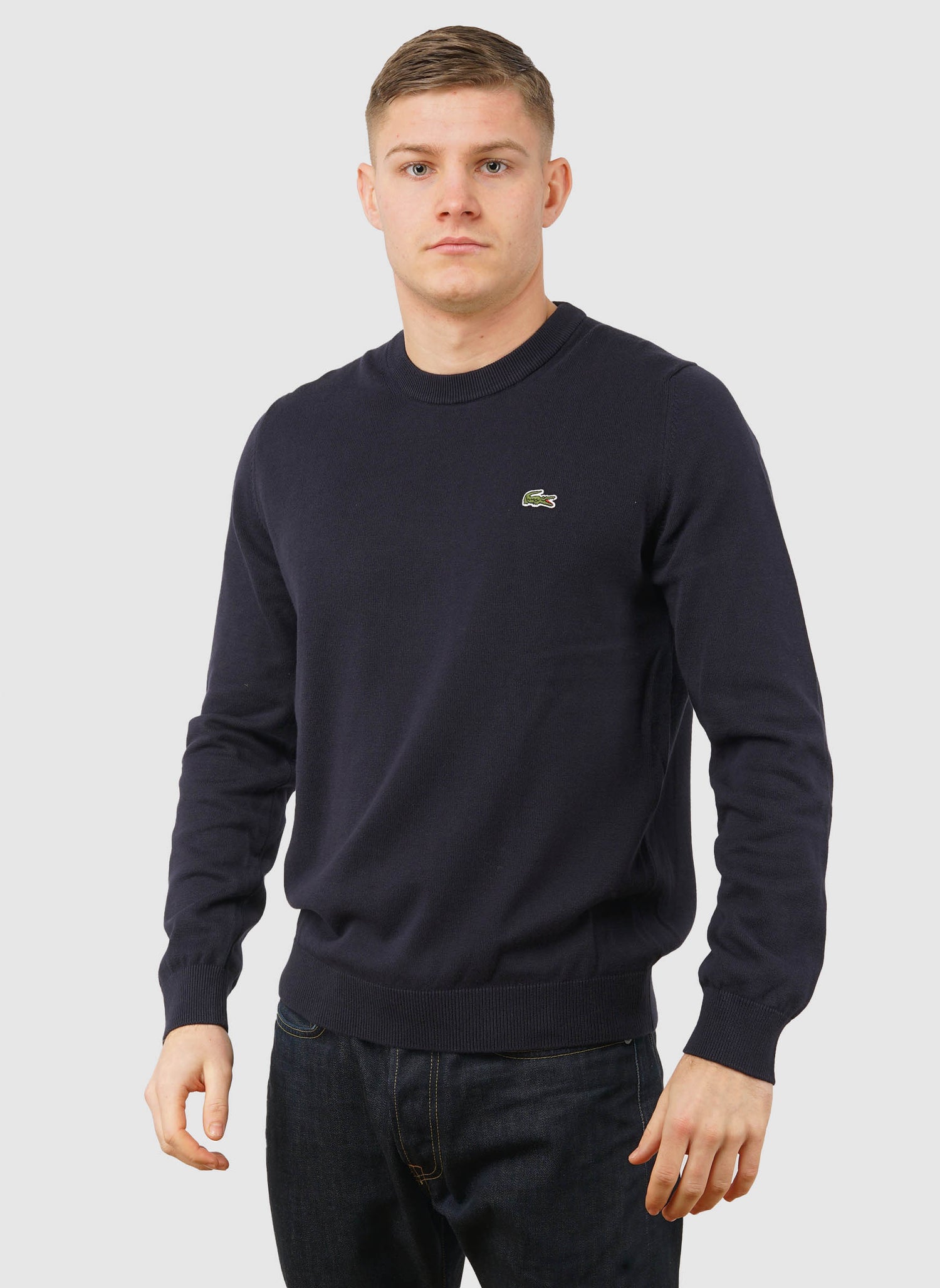 Logo Crew Neck Sweatshirt - Blue