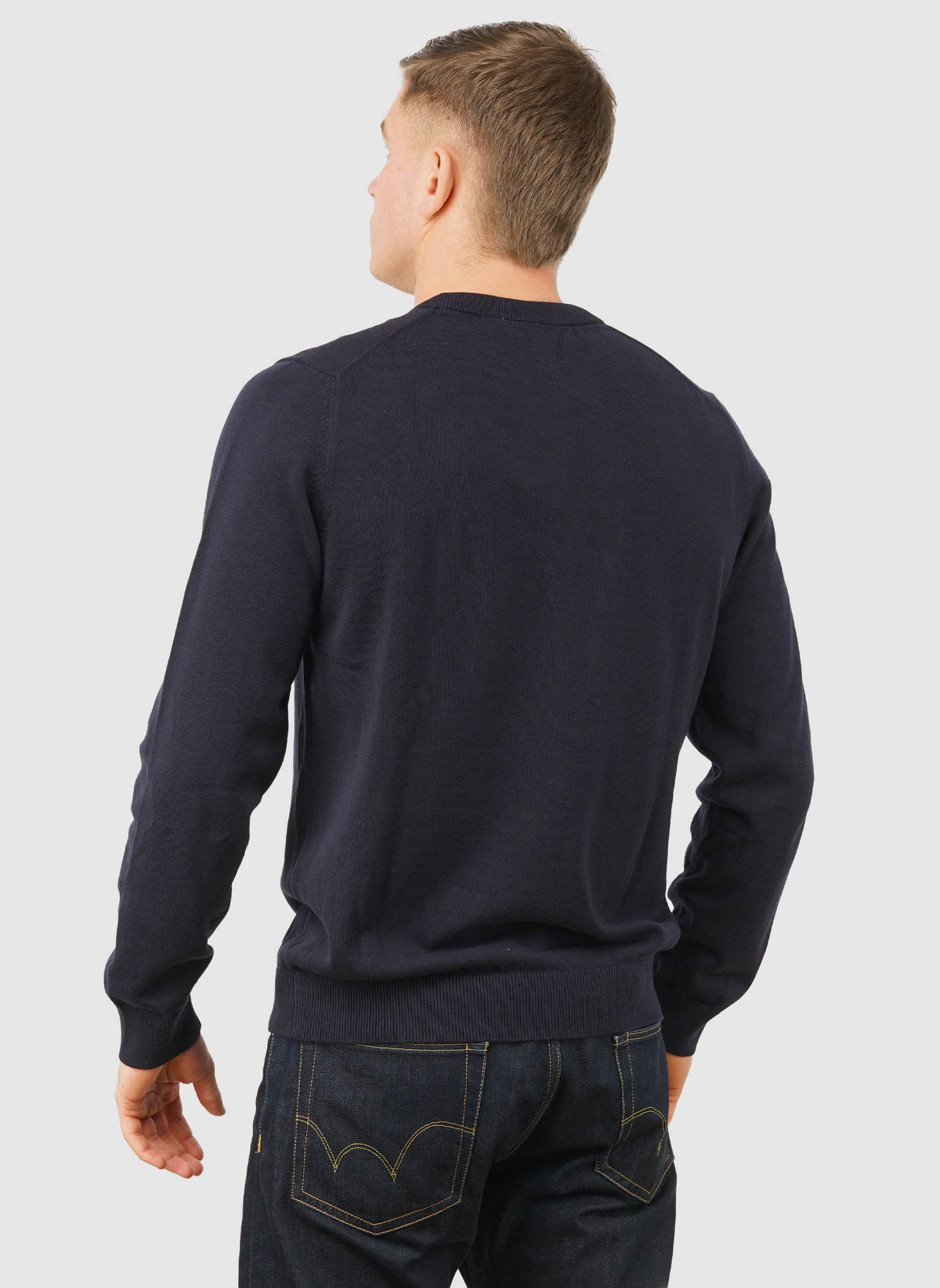 Logo Crew Neck Sweatshirt - Blue