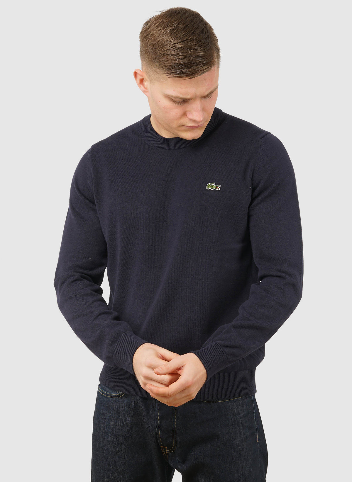 Logo Crew Neck Sweatshirt - Blue