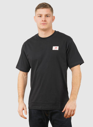 Woven Label T-Shirt - Black