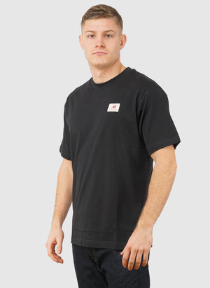 Woven Label T-Shirt - Black