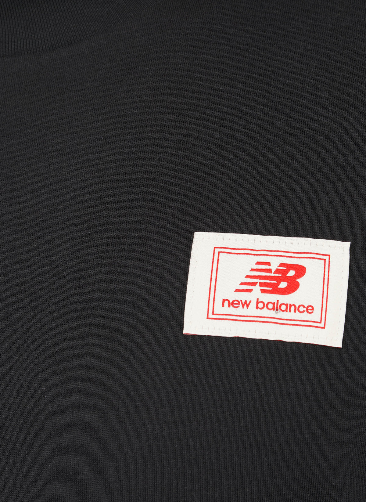 Woven Label T-Shirt - Black