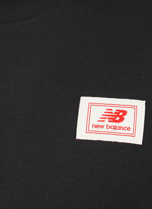 Woven Label T-Shirt - Black