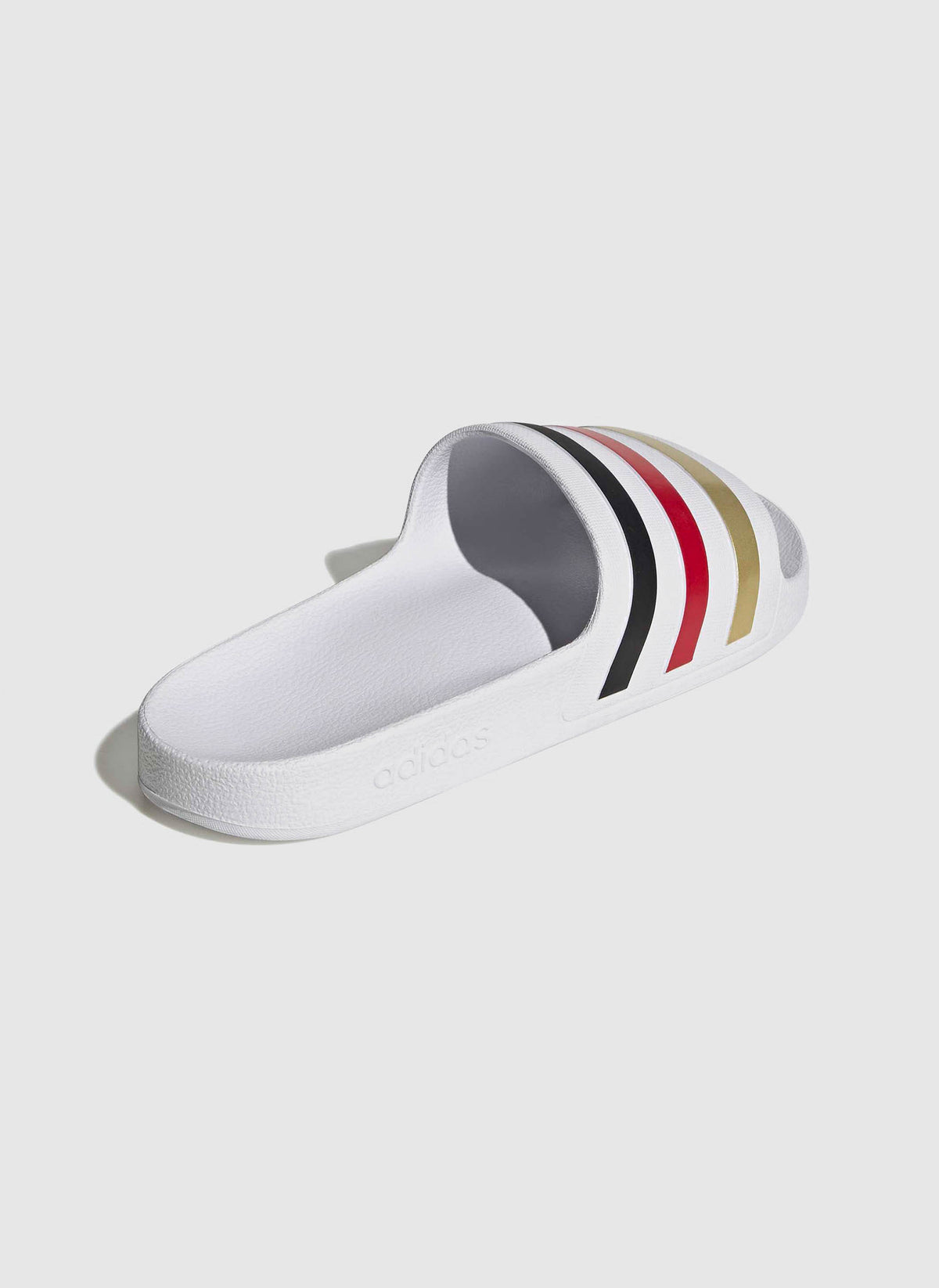 Adilette - White/Black/Red/Gold
