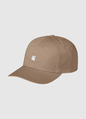 Madison Logo Cap - Leather/White