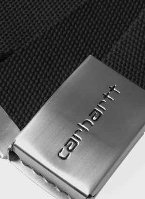 Clip Belt Chrome - Black