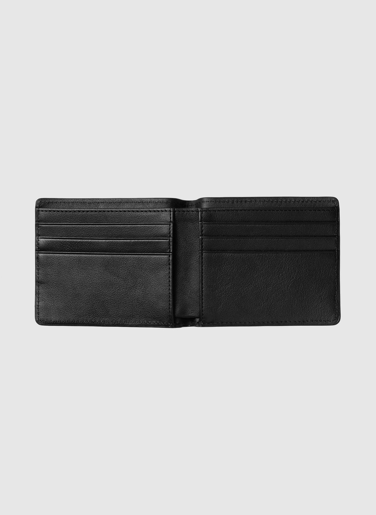 Vegas Billfold Wallet - Black/Silver