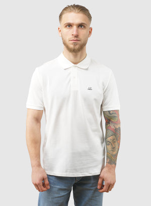 Stretch Piquet Poloshirt - Gauze White