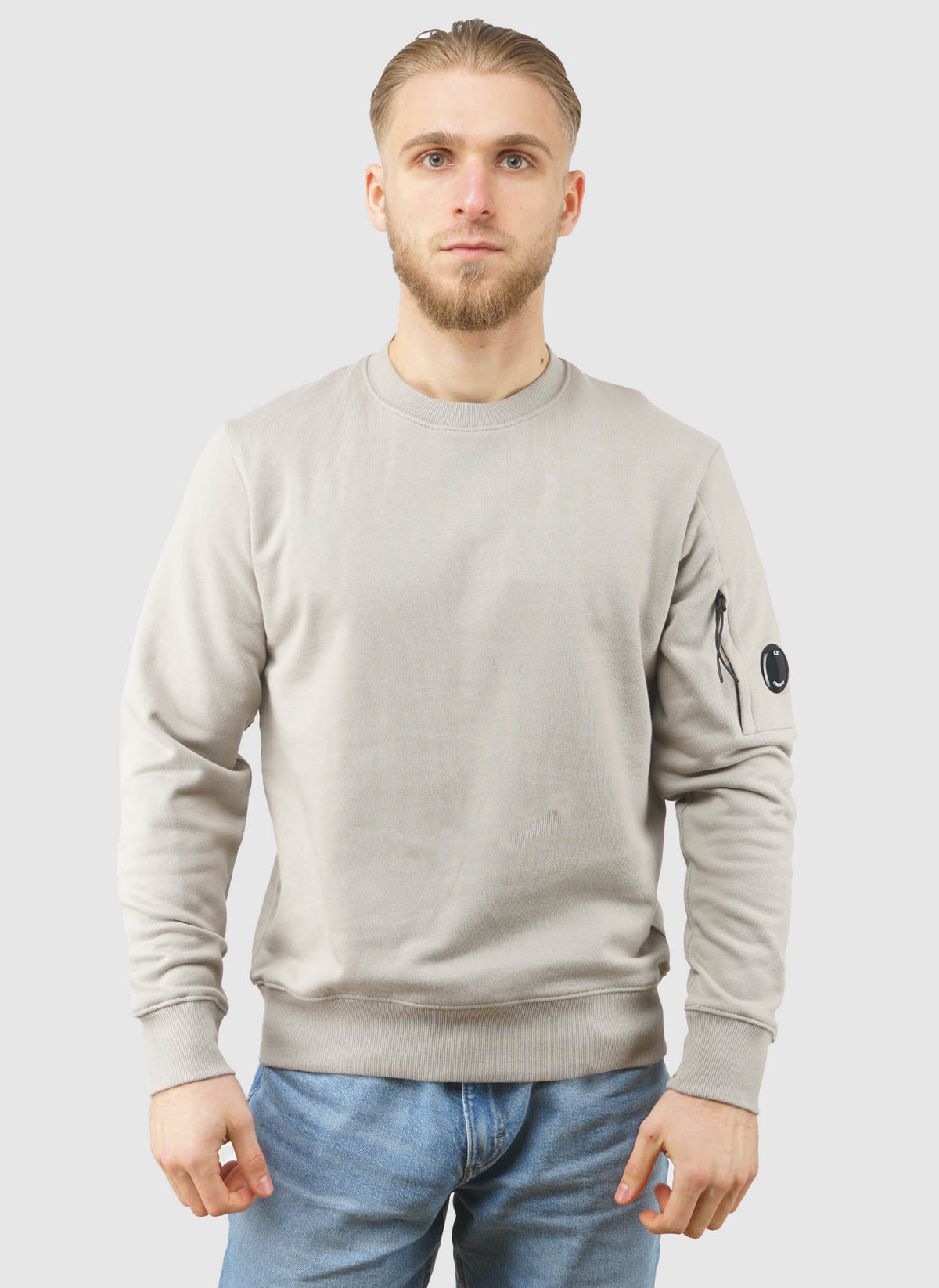 Lens Crew Neck Sweatshirt - Dove