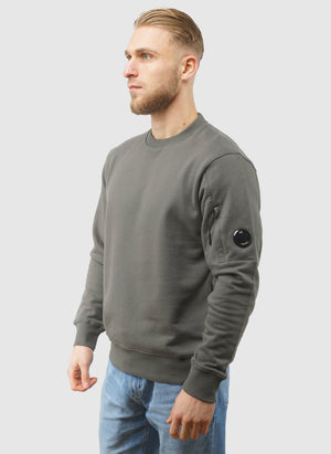 Lens Crew Neck Sweatshirt - Gunmetal
