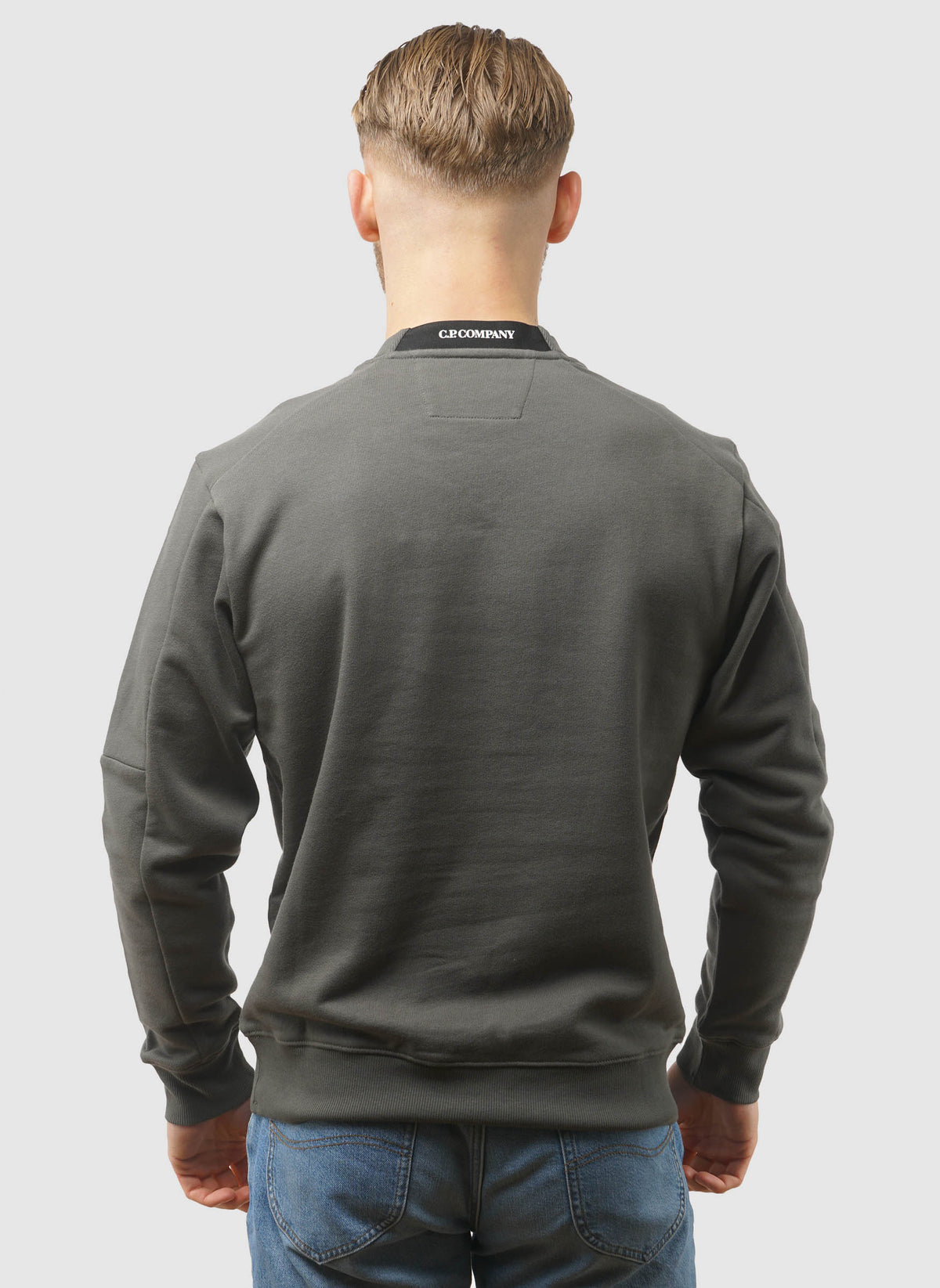 Lens Crew Neck Sweatshirt - Gunmetal