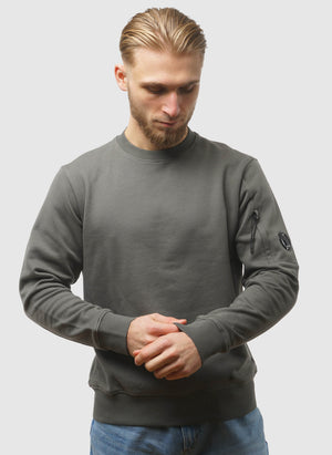 Lens Crew Neck Sweatshirt - Gunmetal