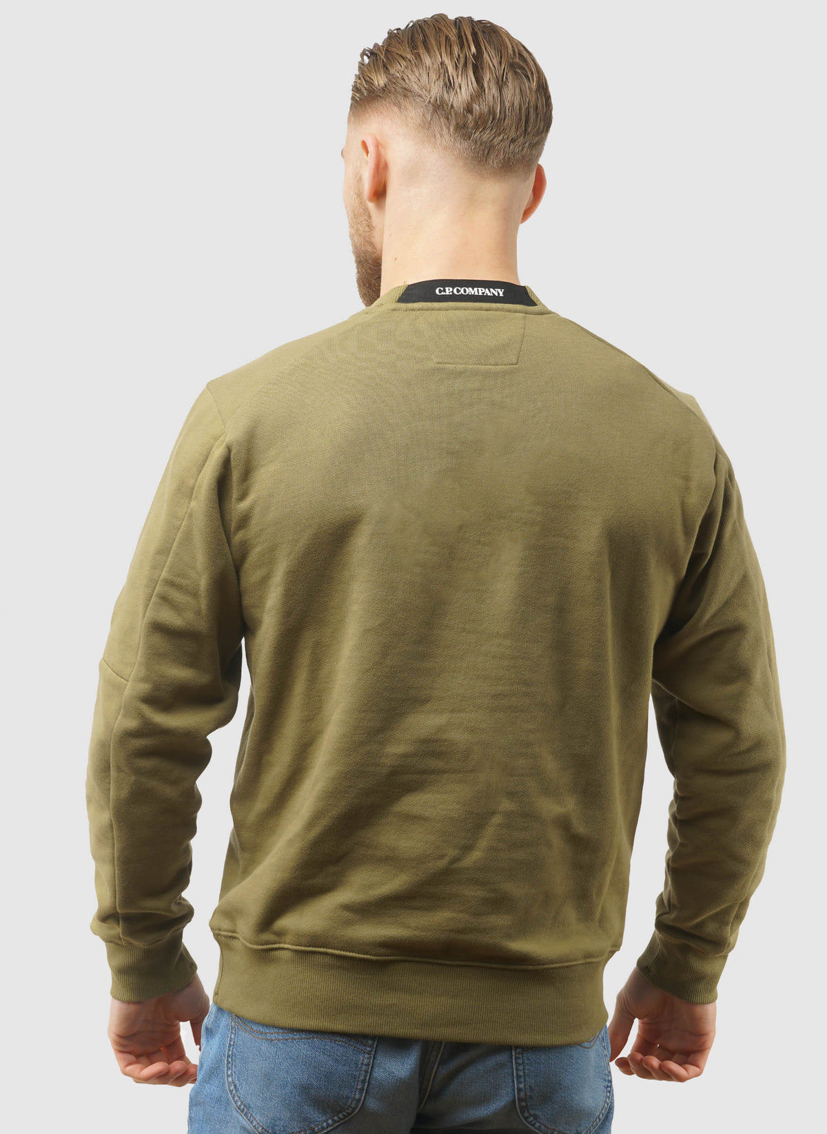 Lens Crew Neck Sweatshirt - Dried Herb