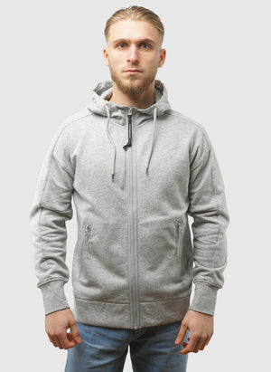 Goggle Sweatshirt Jacket  - Greystone Melange