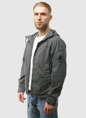 Micro-Reps Hooded Lens Jacket - Gunmetal