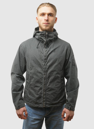 Micro-Reps Hooded Lens Jacket - Gunmetal