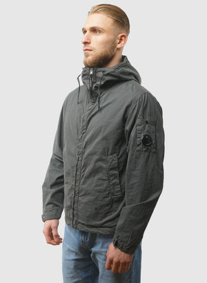Micro-Reps Hooded Lens Jacket - Gunmetal