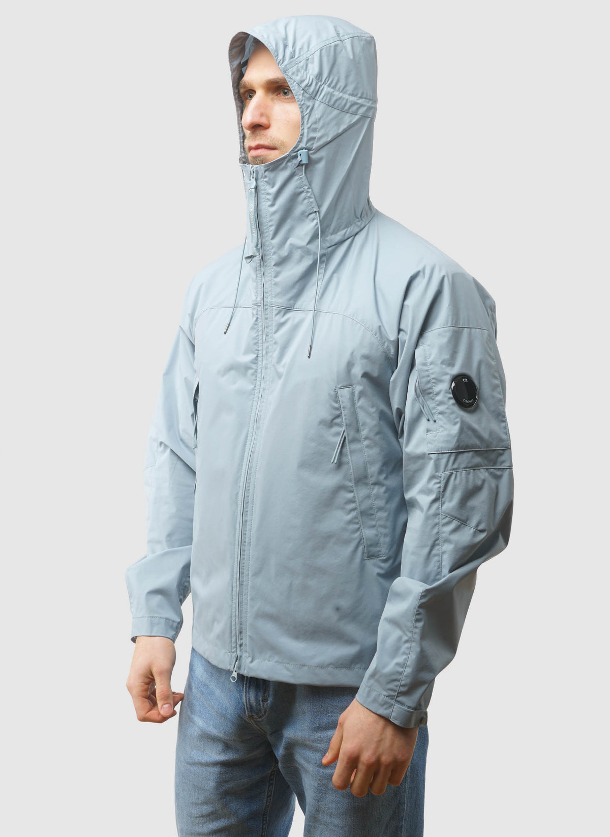 Pro-Tek Hooded Lens Jacket - Silver Blue