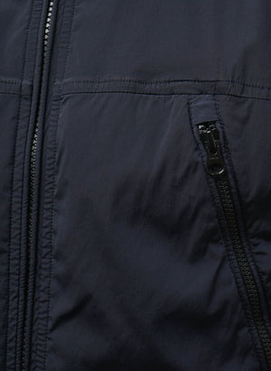 Reversible Cotton Mixed Hooded Sweater - Total Eclipse