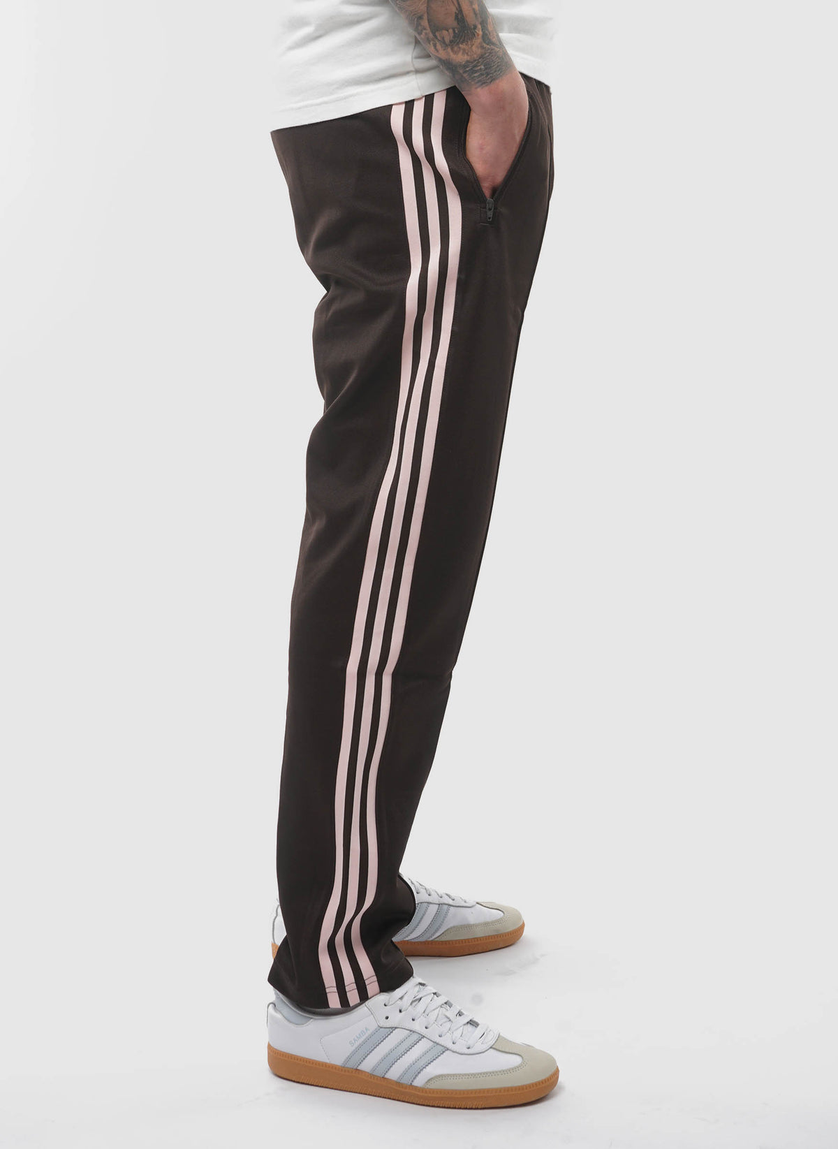 Classic Trackpant - Brown/Sandy Pink