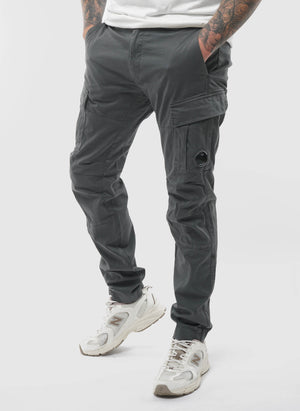 Stretch Sateen Ergonomic Cargo Pants - Gunmetal