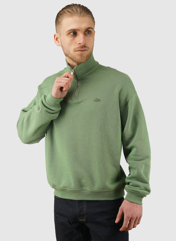 Fleece Zip Sweatshirt - Lamb's Lettuce