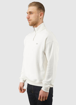 Fleece Zip Sweatshirt - Flour